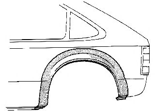 VAN WEZEL 4319145 -  Боковина